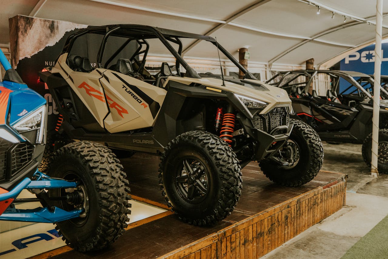 Side-By-Side Vehicles in a Garage